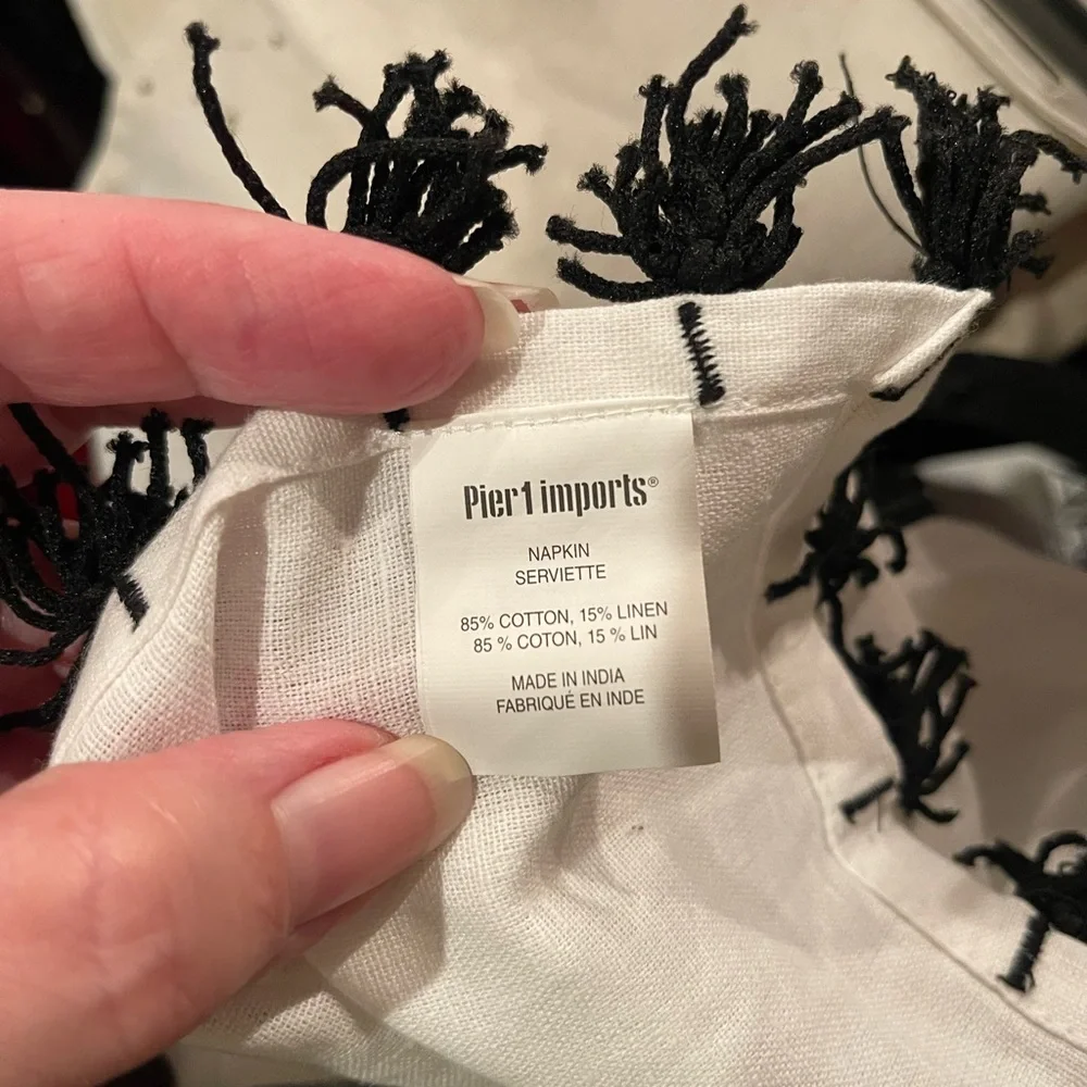 Pier 1 Fringe Dinner Napkins